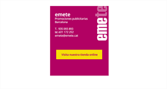 Desktop Screenshot of emete.cat