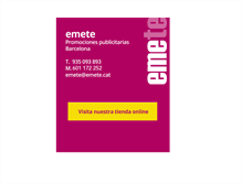 Tablet Screenshot of emete.cat
